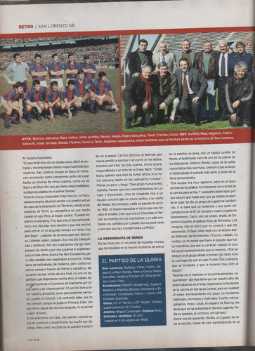 El Grafico * No 4317 Año 2003 - Nota Matadores Del 68 - Bati 1
