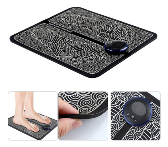 Massageador Tapete Pulso Elétrico Perna Pés Ems Almofada Pro 1