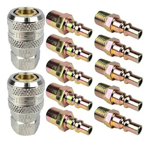 Kit De Engate Rapido 12 Peças P/ Compressor E Ferramentas 0