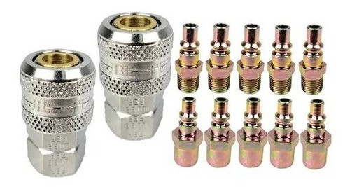 Kit De Engate Rapido 12 Peças P/ Compressor E Ferramentas 1