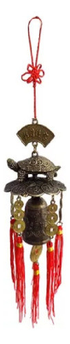 Colgante 36 Cm Feng Shui  Suerte Tortuga Carillón 1