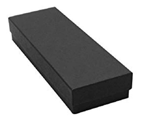 16 Cajas De Algodon De Color Negro Mate Joyas Pulsera Reloj 0