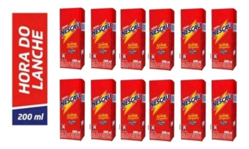 Bebida Láctea  Achocolatado Nescau 200ml - 12 Unidade Oferta 0