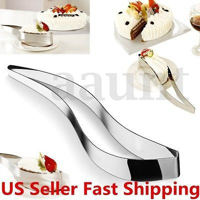 Cuchillo Para Cortar El Pastel, Con Servidora De Acero Inoxi 1