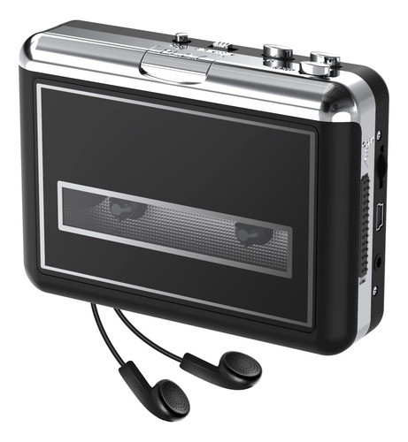 Reproductor Portátil De Casetes Con Grabadora Y Auriculares 0