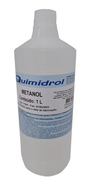 Metanol Puríssimo 1 Litro 0