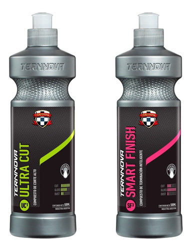 Kit Ternnova Pulido Premium X500ml - Ultra Corte + Finish 0