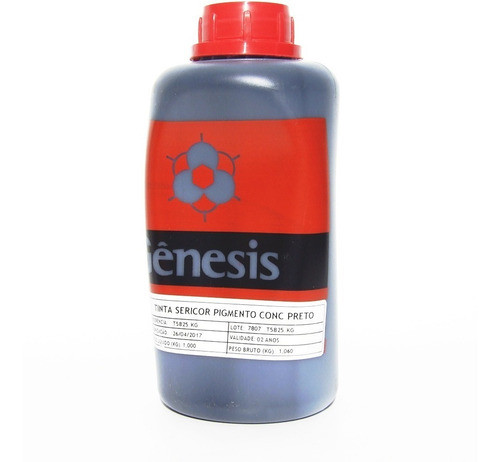 Pigmento Concentrado Para Tintas Serigraficas Negro 0