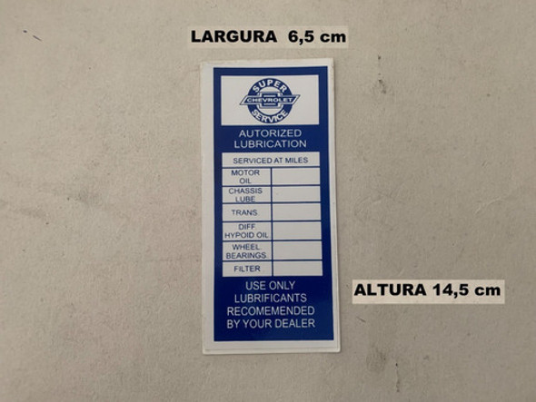 Adesivos Etiquetas Chevrolet Troca Óleo E Pneus 4+2 1 Adesivos Etiquetas Chevrolet Troca Óleo E Pneus 4+2 1