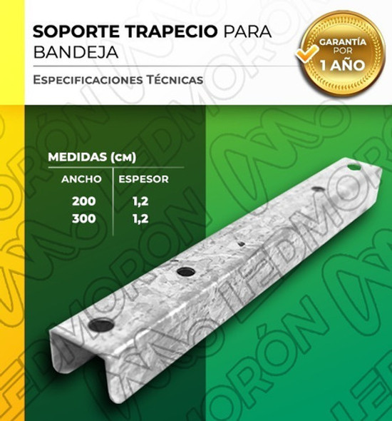 Soporte Trapecio 300mm Ancho Para Bandeja Portacable Oferta 1