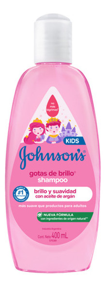 Pack Shampoo Johnson Baby Gotas De Brillo 400 Ml 1