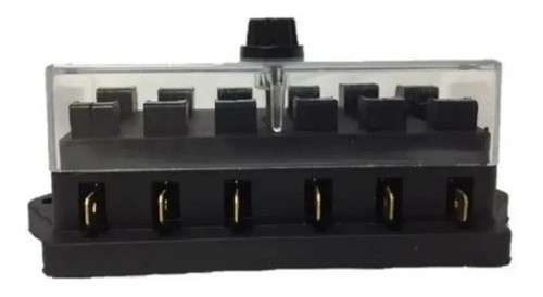 Fusilera Fusiblera Porta Fusibles 6 Vias Con Tapa Universal 0