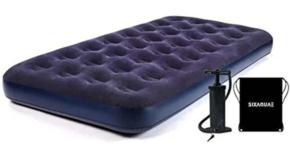 Sixaquae Colchón De Aire Doble Para Acampar, Cama De Aire In 0