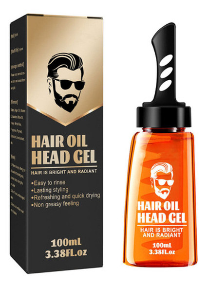 Gel De Cabelo Para Homens, Pente De Cera De Cabelo 100ml 0
