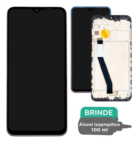 Tela Redmi 9 Display Com Aro Nacional Compatível Com Xiaomi 1