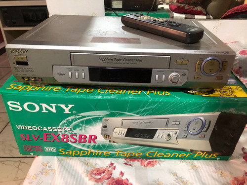 Videocassete Sony Com Caixa Original E Controle Remoto Origi 0