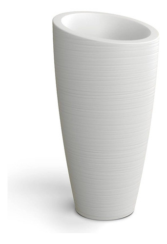 Mayne Modesto 32in Plantadora Alta - Blanca - 16in L X 16in 1