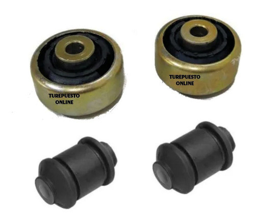 Kit De 4 Bujes Reforzados Vth Vw Bora Golf Ideal Bajitos 0