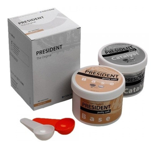 Silicona Por Adición President Putty Soft X 600ml Coltene 0