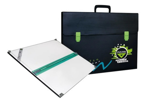 Tablero Dibujo Pizzini 40x50 Paralela Y Maletin Sin Atril !! 0