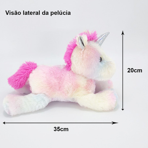 Unicórnio De Pelúcia Pequeno Macio Dia Das Crianças 1