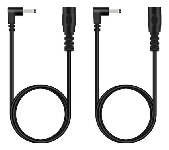 Fancasee Paquete De 2 Cables De Extensin De Alimentacin Cc D 0