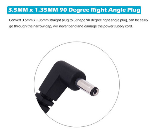 Fancasee Paquete De 2 Cables De Extensin De Alimentacin Cc D 1