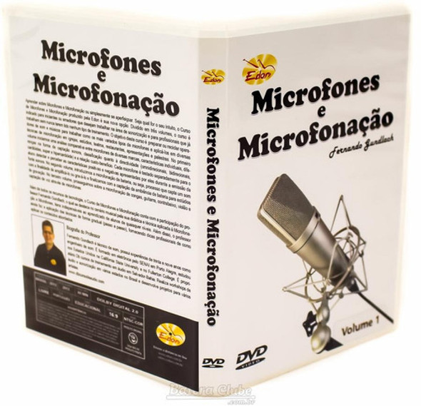 Dvd Curso De Microfones E Microfonação Para Bateria Volume 1 1