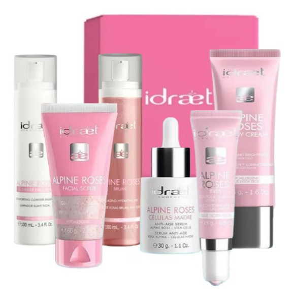 Kit Alpine Roses X6 Rutina Facial Completa Idraet 0