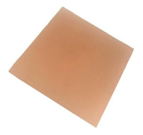 Placa Plaqueta Fenolico 10x5 Doble Faz Cobre Pcb Pertinax 0