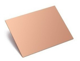 Placa Plaqueta Fenolico 10x5 Doble Faz Cobre Pcb Pertinax 1