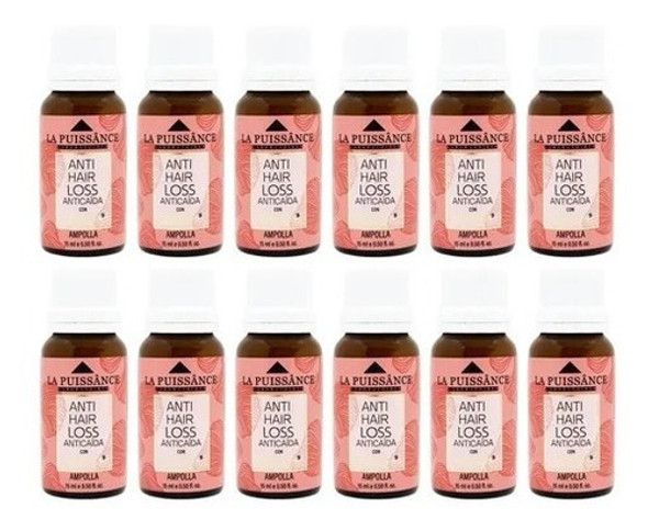 Set Ampollas Anti Caida Del Cabello La Puissance 15ml X12 0