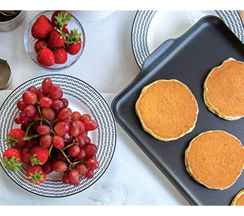 Nordic Ware Plancha De Dos Quemadores, 10.3 X 17.4 1