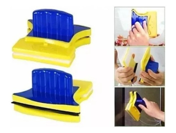 Limpia Vidrios Magnético Imantado Para Ventanas Poco Acceso® 0