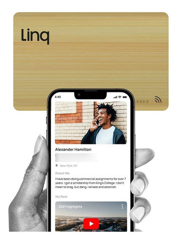Tarjeta Personal Comercial Digital Virtual Full Inf Linq Nfc 0