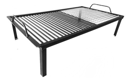 Parrilla De 4 Patas Con Sector Para Achuras De 70x40 0