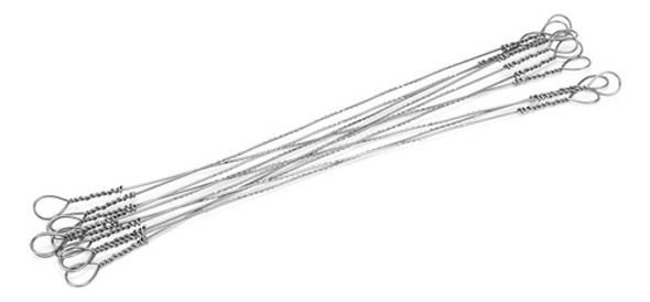 10pcs Lâmina De Serra De Fio De Aço De Alto Carbono Mini Tir 1