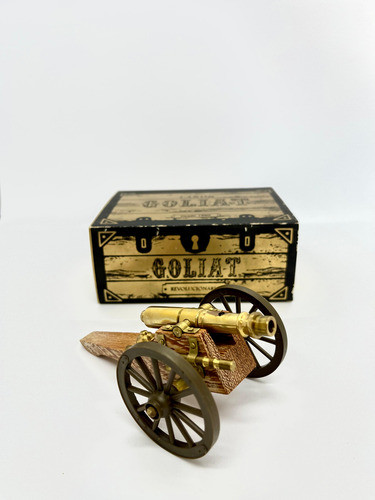 Cañon Goliat Revolucionario Chico Bronce Cargas Figura 0