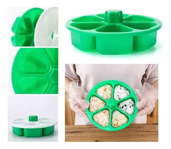 Bola De Prensa Molde De Sushi De 6 Furos Onigiri Bola De Arr 1 Bola De Prensa Molde De Sushi De 6 Furos Onigiri Bola De Arr 1