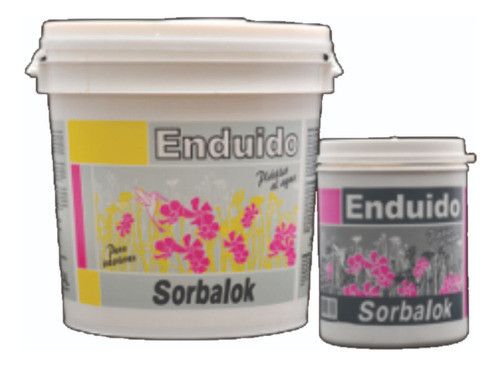 Enduido Plastico Al Agua Interior Y Exterior 4lt Sorbalok 0