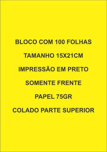Solicitação De Exames 1 Unid. Impressão Em Preto - 15x21cm 1