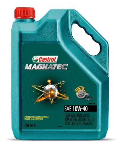 Cambio Aceite Castrol 10w40+fa+ Col Voyage 1.6 0