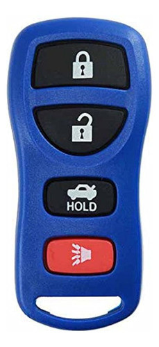 Llave Control Remoto De Repuesto Keylessoption De 4 Botones 0
