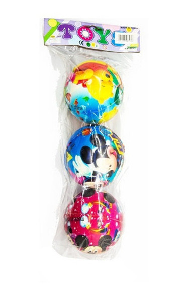 Pelotas Diseños Infantiles X3 Pack X2 Unidades Suchina Sa 0