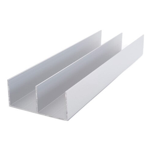 Trilho De Parafusar Superior 2000mm Até 60kg Cinza Decal 0
