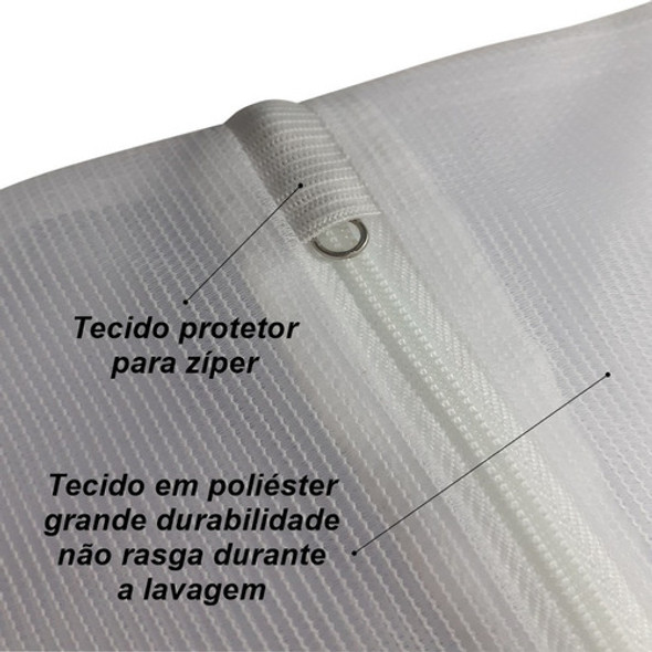 12 Sacos Lavar Roupas Delicadas 4 Menor + 4 Médio + 4 Grande 1