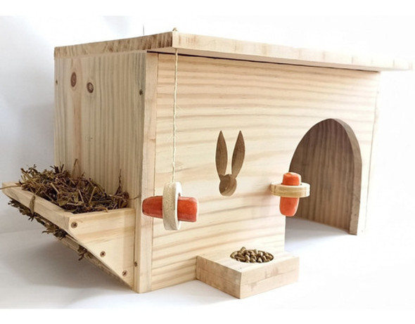 Kit Casinha  Para Porquinho Da Índia E Chinchila Hamster 1