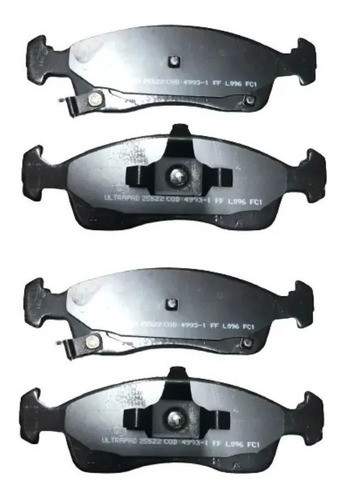 Kit 2 Discos + Pastillas Del P/ Chevrolet Cobalt Desde 2012 1
