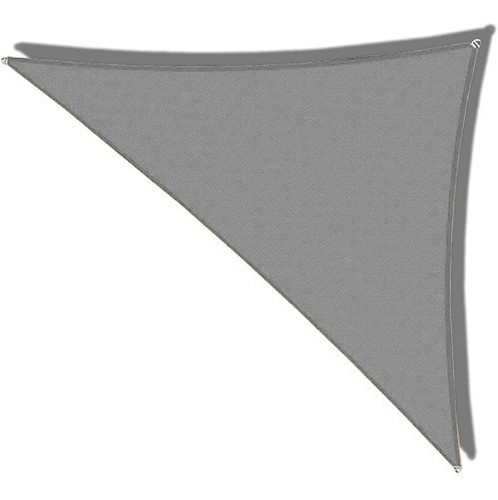 Triangulo Toldo Vela Gris 98% 3m X 4m X 4.9m 0
