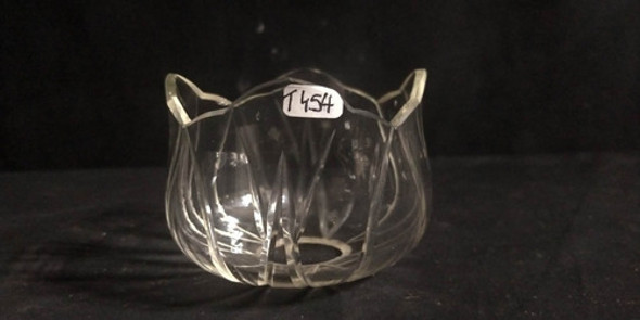 Antiguo Plato Vidrio P/araña T 454  Arte Antica Antiguedades 0